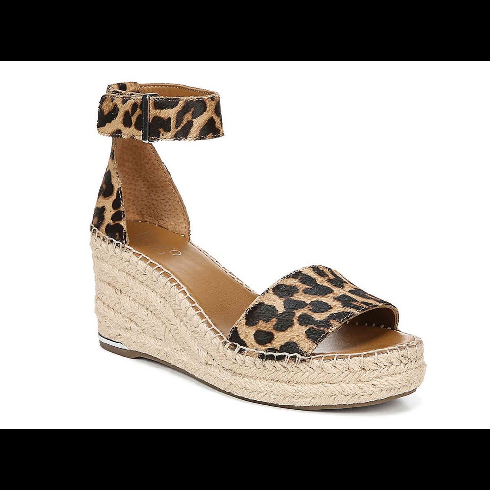 Cheetah/Leopard Wedge by FRANCO SARTO